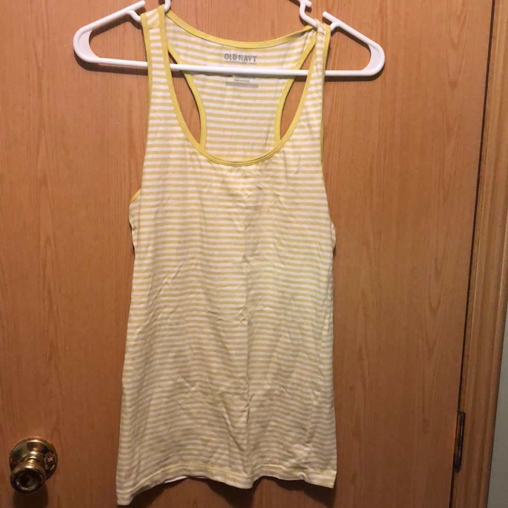 Old navy size large razor back tank top